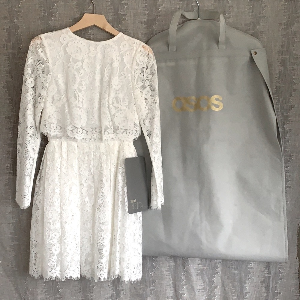 NWT ASOS Edition floral lace dress size 4